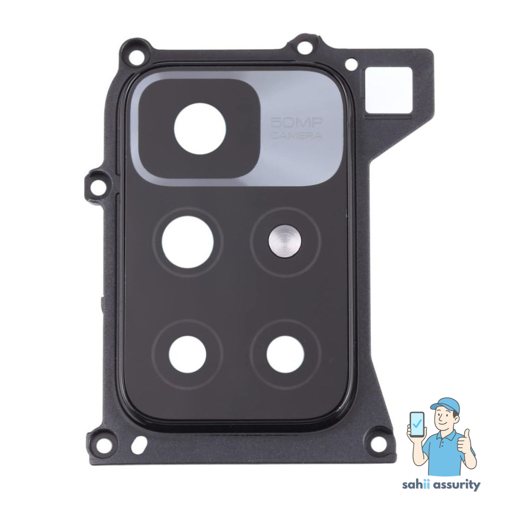 Camera Lens Glass with Frame for Xiaomi Redmi 10 Prime Blue